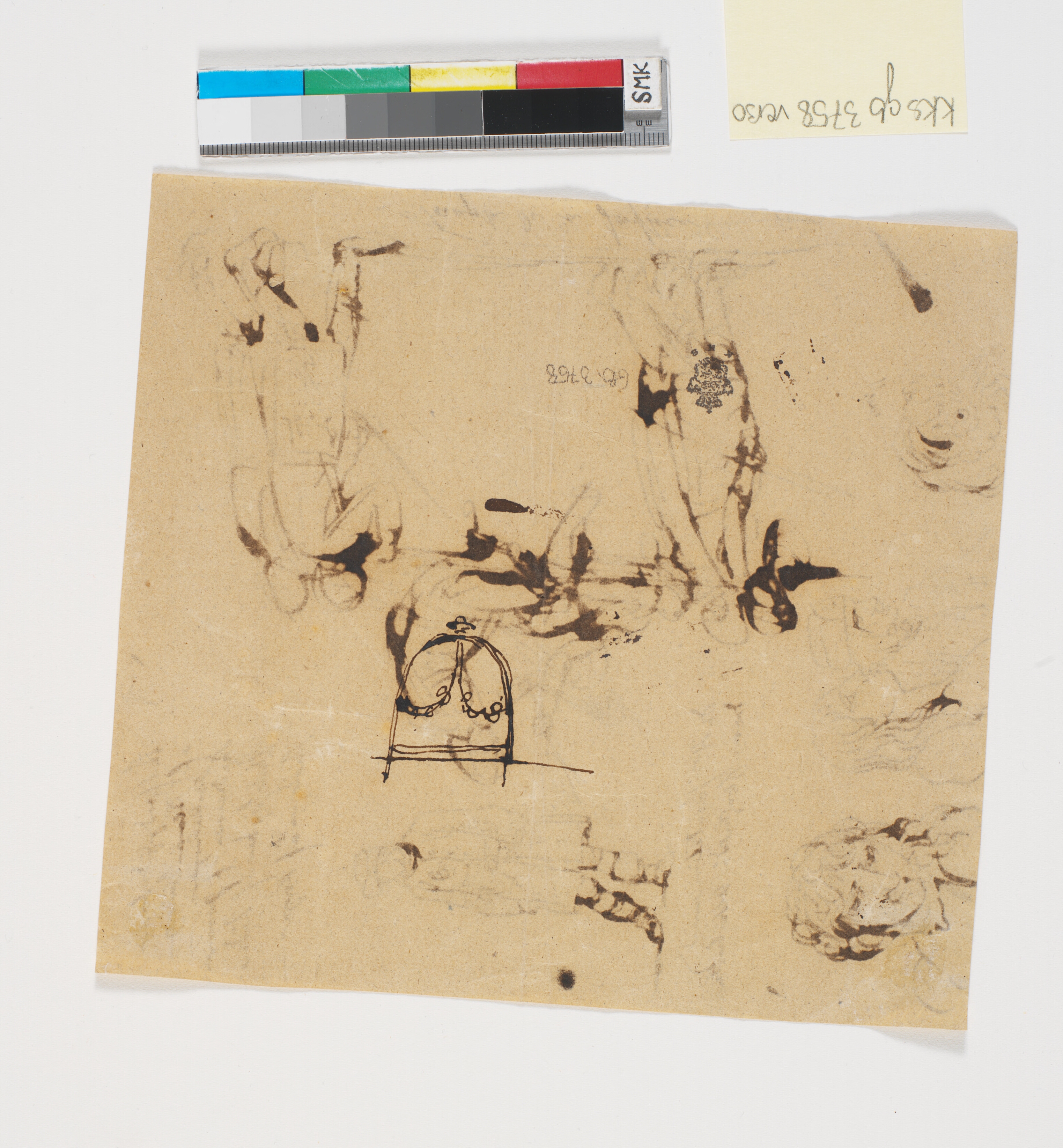 Et lille klokkeformet dekorativt udkast